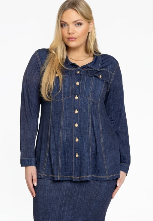 Blouse flare DENIM DOLCE