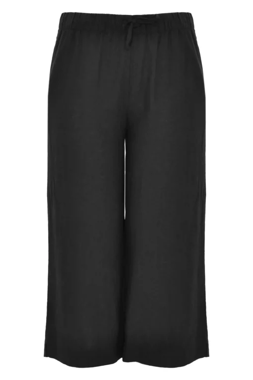 Driekwart broek taillekoord LINEN
