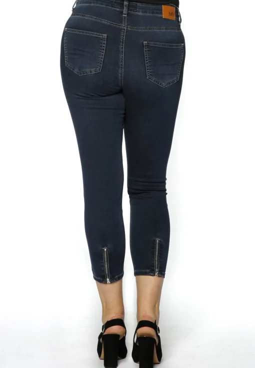 Jeans 7/8 met rits
