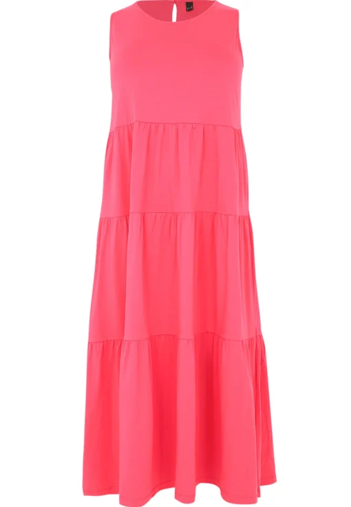 Jurk met ruches COTTON