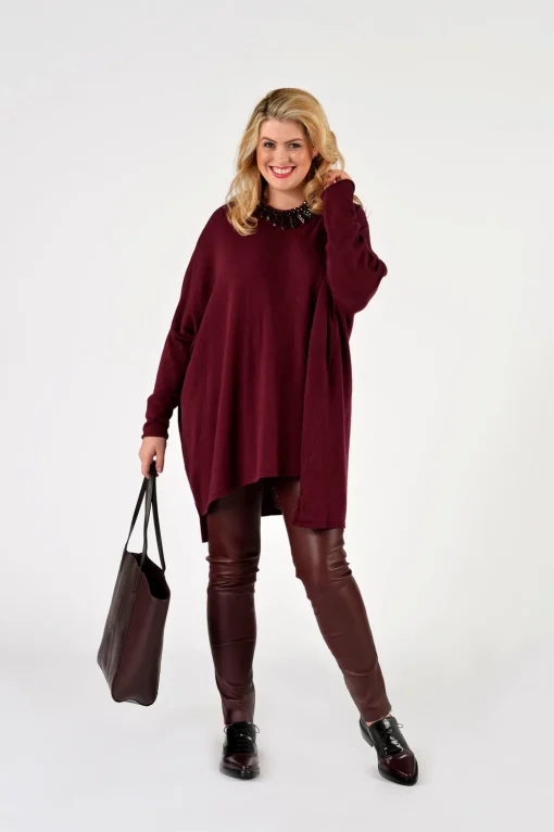 Leren legging full stretch