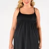 Onderjurk elastische taille VISCOSE