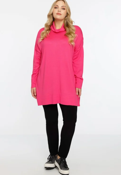 Pullover wijd met col