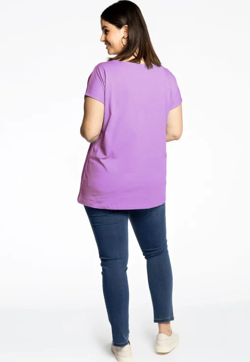 T-shirt kapmouwen COTTON