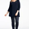 Tuniek flare v-hals  DOLCE