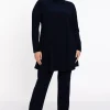 Tuniek met col wide bottom