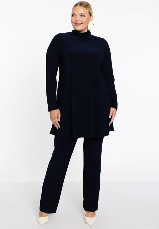 Tuniek met col wide bottom