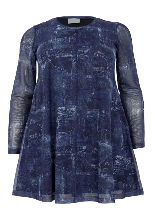 Tuniek wide bottom DENIM MOUSSE